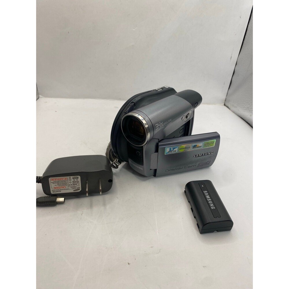 Samsung Digital DVD Camcorder SC-DC173U 34x Optical Zoom Viewfinder LCD Enhancer